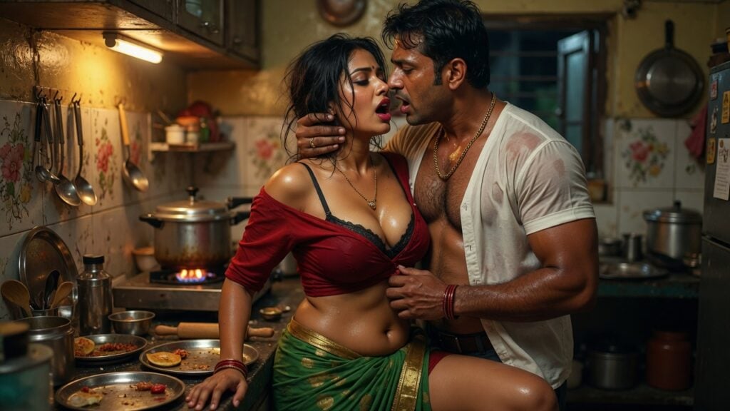 Forced Kitchen Submission of the Stolen Bahu