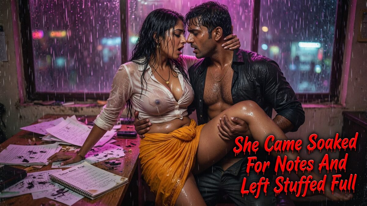 She Came Soaked For Notes And Left Stuffed Full