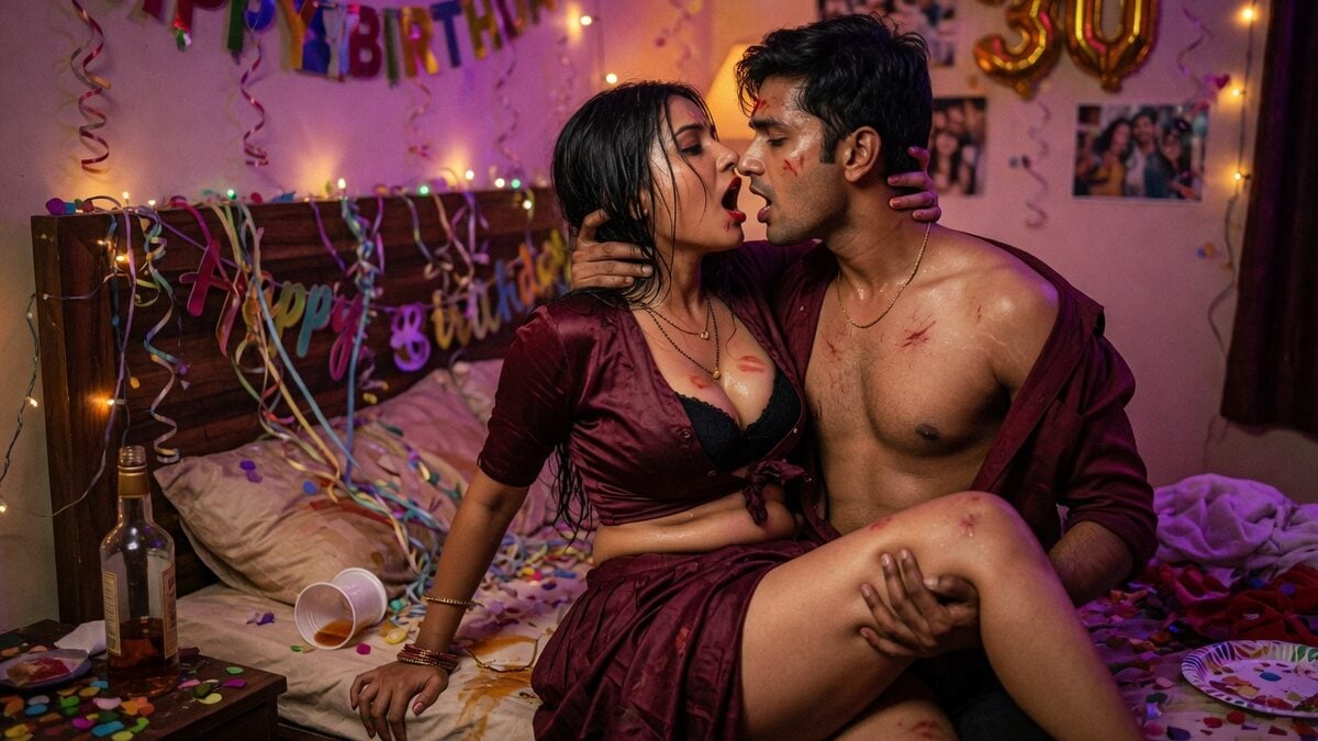 Cousin Birthday Bash Turned Filthy After Midnight Drinks