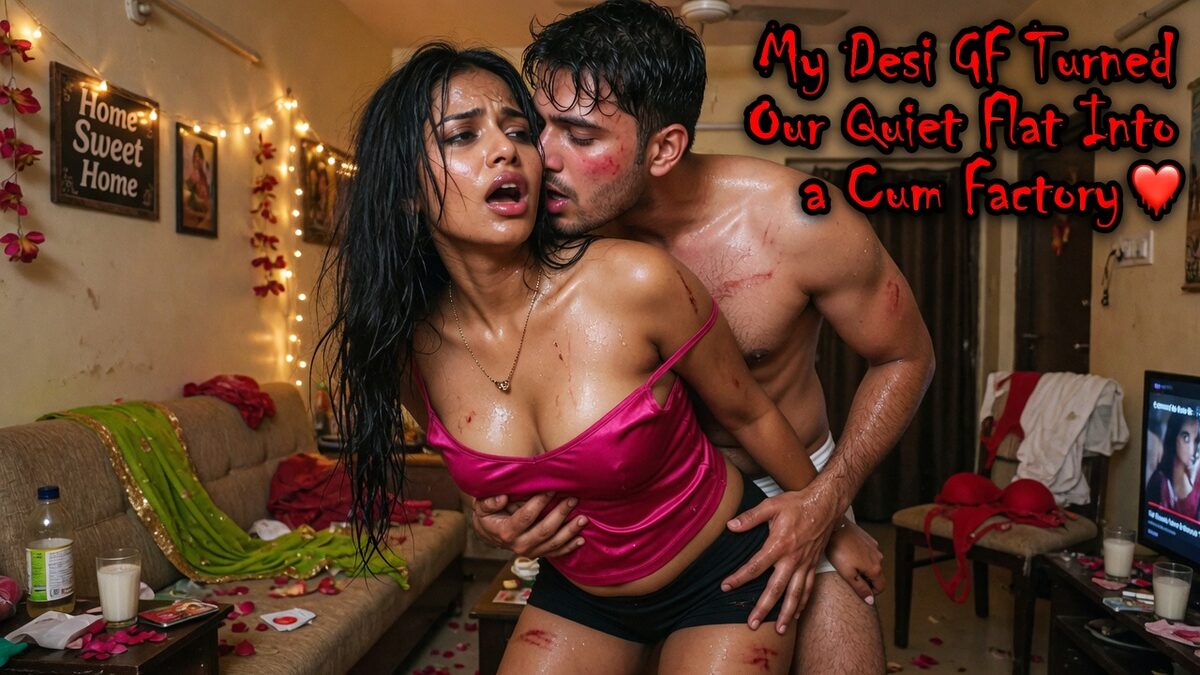 My Desi GF Turned Our Quiet Flat Into a Cum Factory