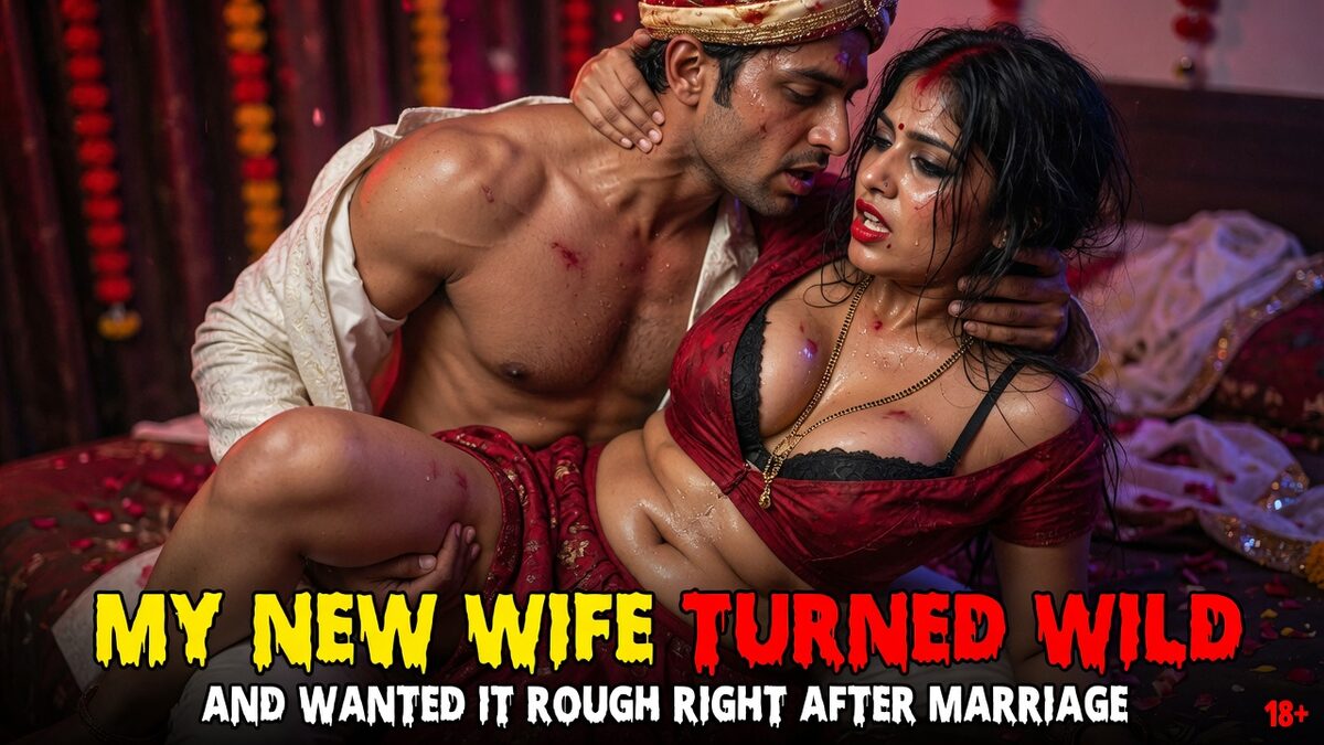 My New Wife Turned Wild and Wanted It Rough Right After Marriage