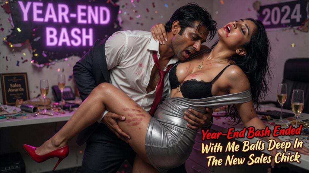 Year-End Bash Ended With Me Balls Deep In The New Sales Chick