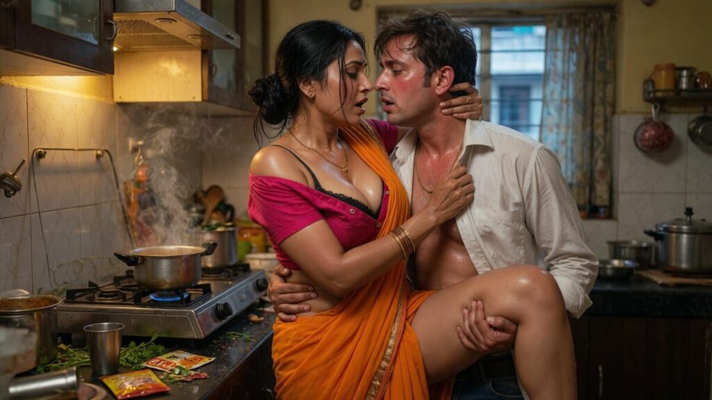 Meena Bhabhi Took Me Hard In The Kitchen While Bhaiya Was Out