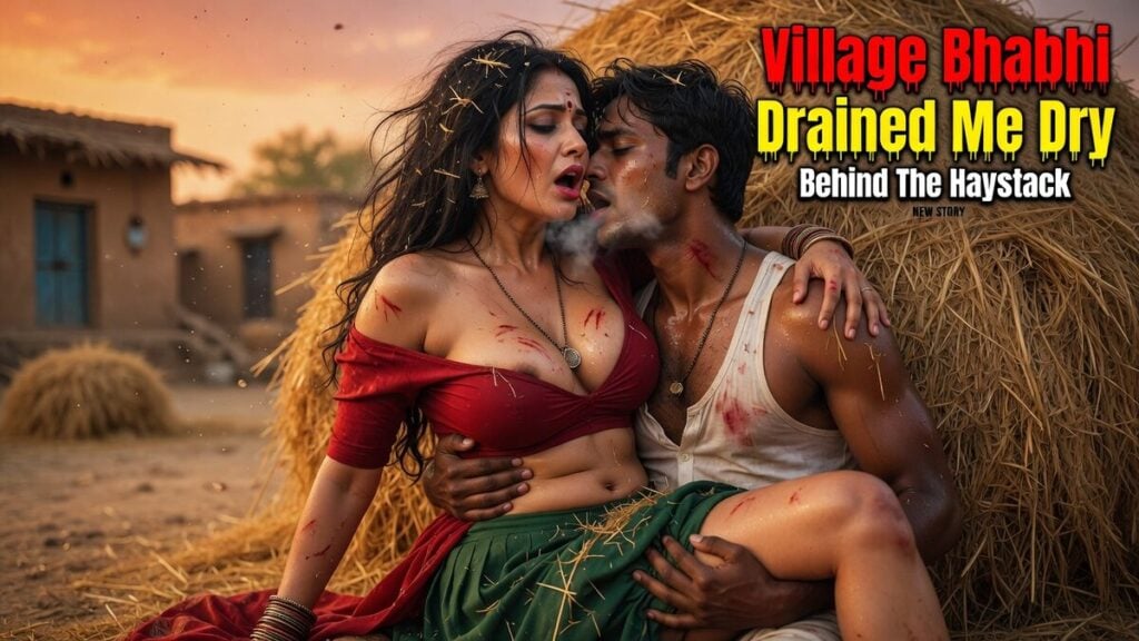Village Bhabhi Drained Me Dry Behind The Haystack